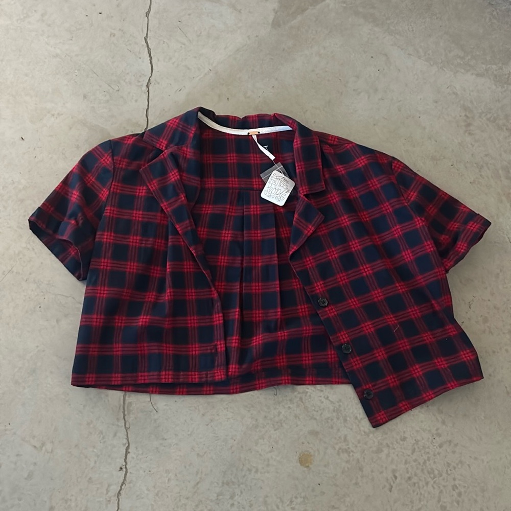 Crop flannel